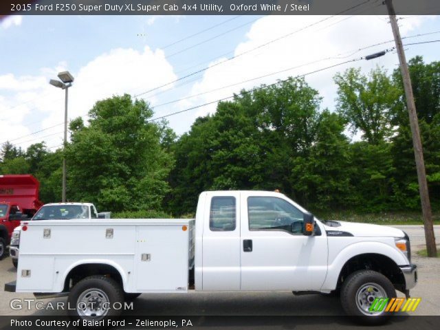 2015 Ford F250 Super Duty XL Super Cab 4x4 Utility in Oxford White