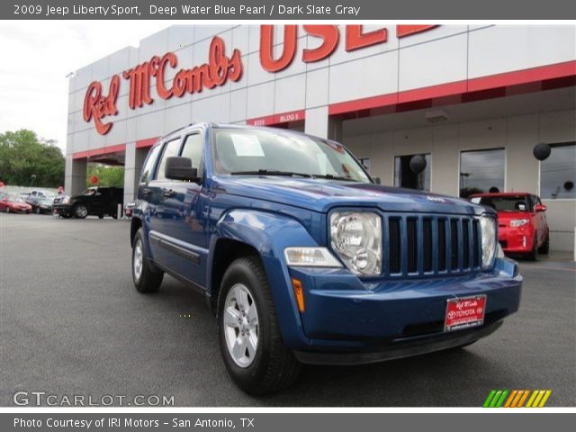 2009 Jeep Liberty Sport in Deep Water Blue Pearl