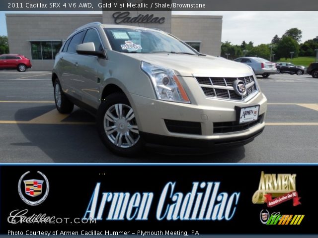 2011 Cadillac SRX 4 V6 AWD in Gold Mist Metallic