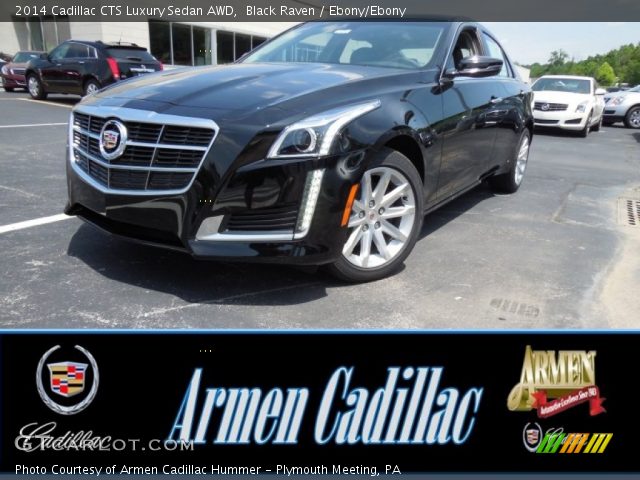 2014 Cadillac CTS Luxury Sedan AWD in Black Raven