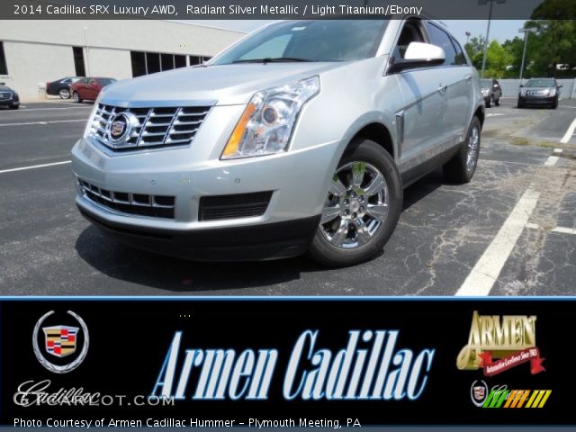 2014 Cadillac SRX Luxury AWD in Radiant Silver Metallic