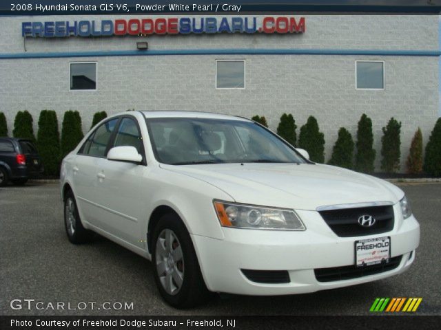 2008 Hyundai Sonata GLS V6 in Powder White Pearl