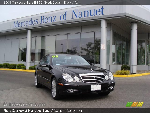 2008 Mercedes-Benz E 350 4Matic Sedan in Black