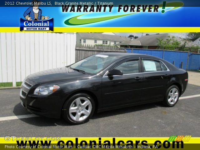 2012 Chevrolet Malibu LS in Black Granite Metallic