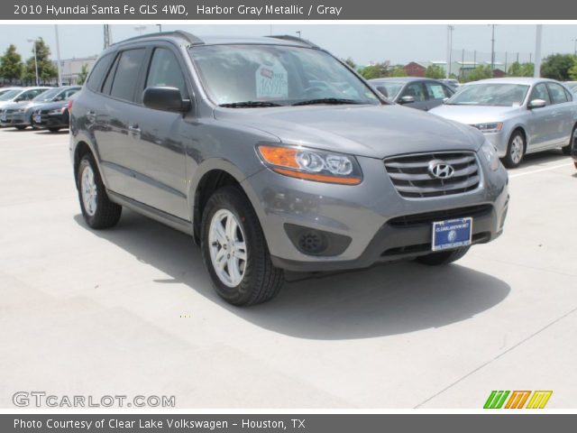 2010 Hyundai Santa Fe GLS 4WD in Harbor Gray Metallic