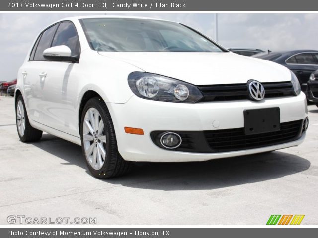 2013 Volkswagen Golf 4 Door TDI in Candy White