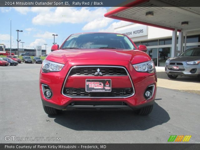2014 Mitsubishi Outlander Sport ES in Rally Red