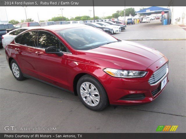 2014 Ford Fusion S in Ruby Red