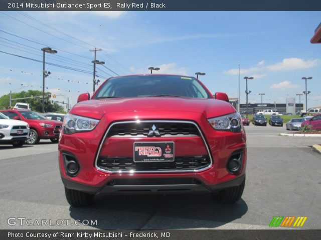 2014 Mitsubishi Outlander Sport ES in Rally Red