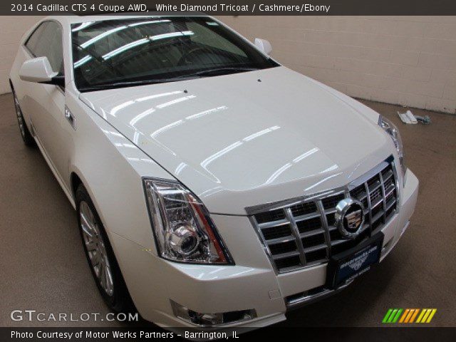 2014 Cadillac CTS 4 Coupe AWD in White Diamond Tricoat