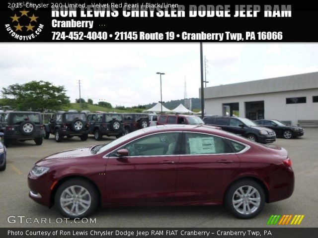 2015 Chrysler 200 Limited in Velvet Red Pearl