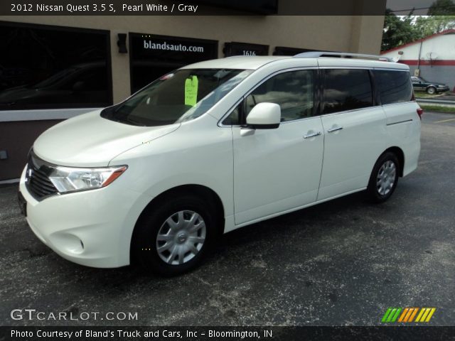 2012 Nissan Quest 3.5 S in Pearl White