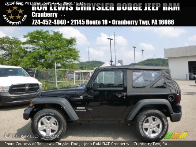 2014 Jeep Wrangler Sport 4x4 in Black
