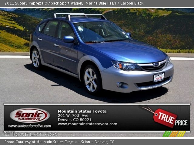 2011 Subaru Impreza Outback Sport Wagon in Marine Blue Pearl