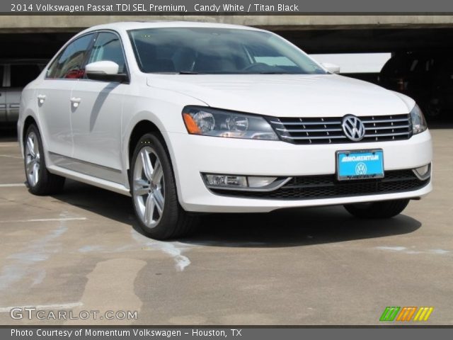 2014 Volkswagen Passat TDI SEL Premium in Candy White