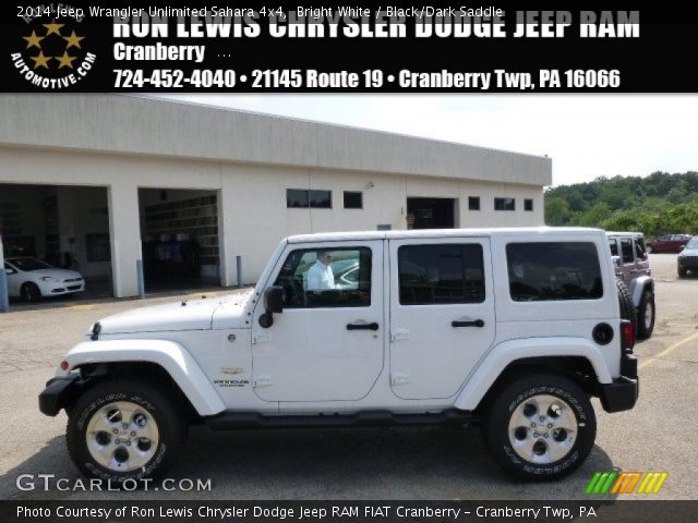 2014 Jeep Wrangler Unlimited Sahara 4x4 in Bright White