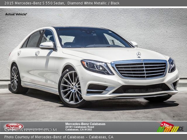2015 Mercedes-Benz S 550 Sedan in Diamond White Metallic