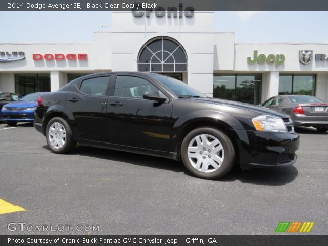 2014 Dodge Avenger SE in Black Clear Coat