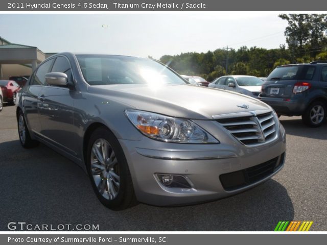 2011 Hyundai Genesis 4.6 Sedan in Titanium Gray Metallic