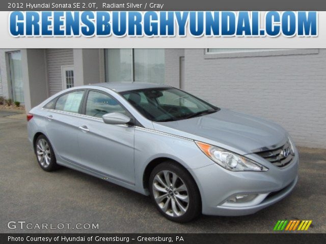 2012 Hyundai Sonata SE 2.0T in Radiant Silver