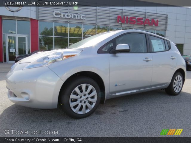 2015 Nissan LEAF S in Brilliant Silver