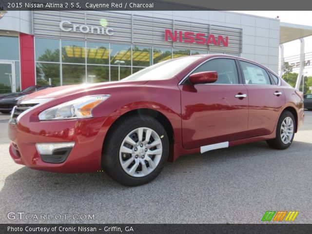 2015 Nissan Altima 2.5 S in Cayenne Red