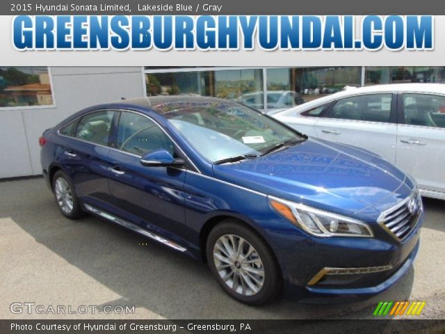 2015 Hyundai Sonata Limited in Lakeside Blue