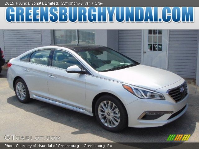 2015 Hyundai Sonata Limited in Symphony Silver