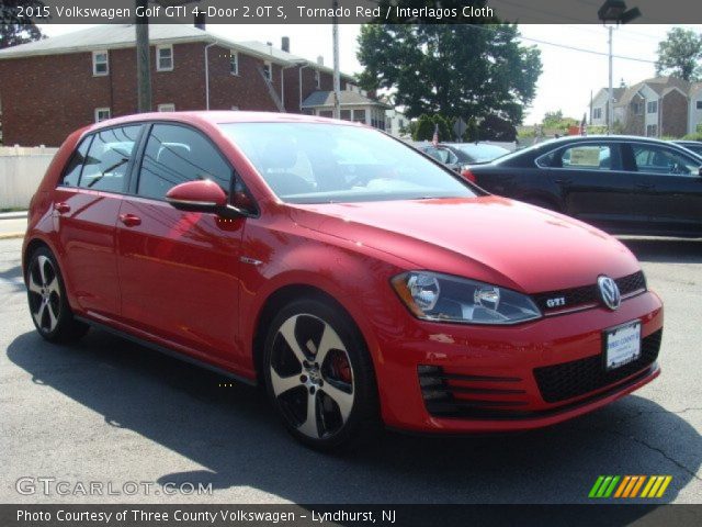 2015 Volkswagen Golf GTI 4-Door 2.0T S in Tornado Red