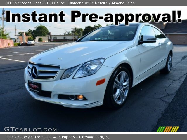 2010 Mercedes-Benz E 350 Coupe in Diamond White Metallic