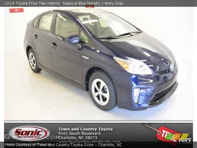 2014 Toyota Prius Two Hybrid in Nautical Blue Metallic
