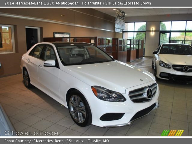 2014 Mercedes-Benz E 350 4Matic Sedan in Polar White