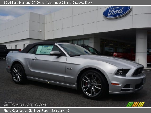 2014 Ford Mustang GT Convertible in Ingot Silver