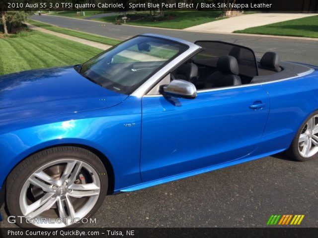 2010 Audi S5 3.0 TFSI quattro Cabriolet in Sprint Blue Pearl Effect