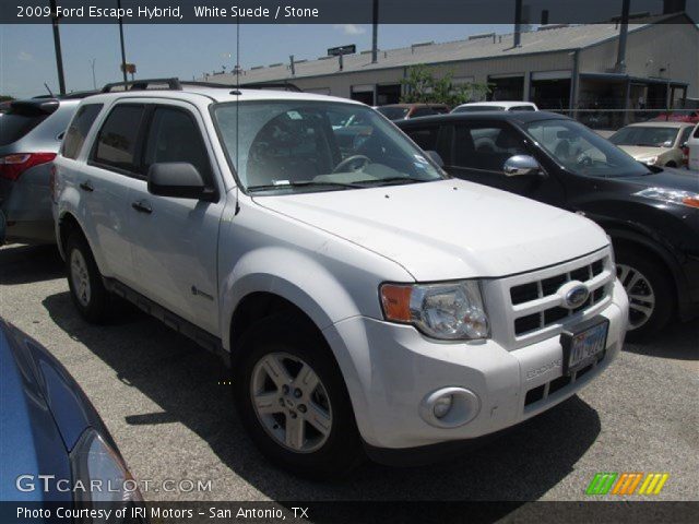 2009 Ford Escape Hybrid in White Suede