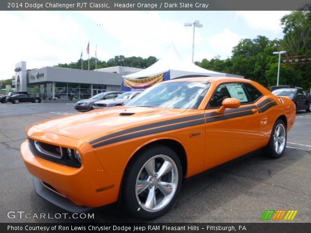 2014 Dodge Challenger R/T Classic in Header Orange