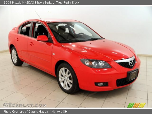 2008 Mazda MAZDA3 i Sport Sedan in True Red