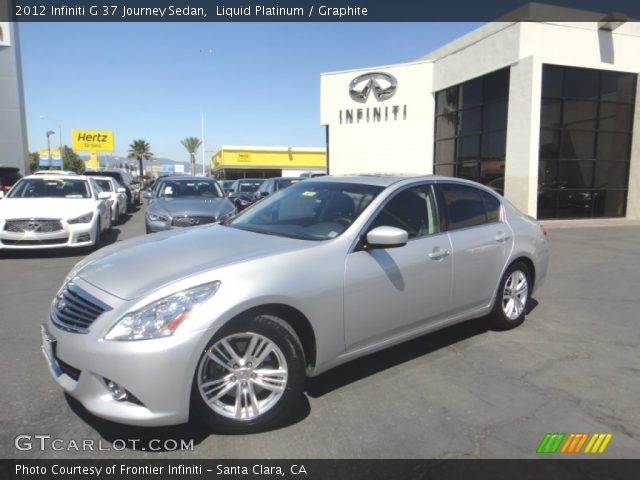 2012 Infiniti G 37 Journey Sedan in Liquid Platinum