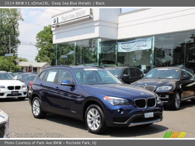 2014 BMW X1 xDrive28i in Deep Sea Blue Metallic