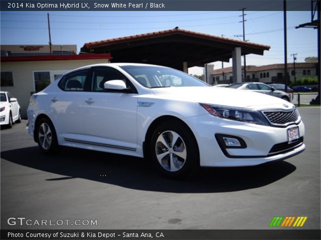 2014 Kia Optima Hybrid LX in Snow White Pearl