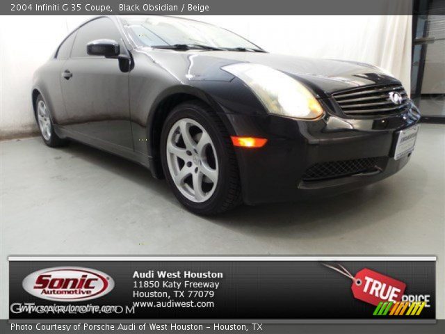 2004 Infiniti G 35 Coupe in Black Obsidian