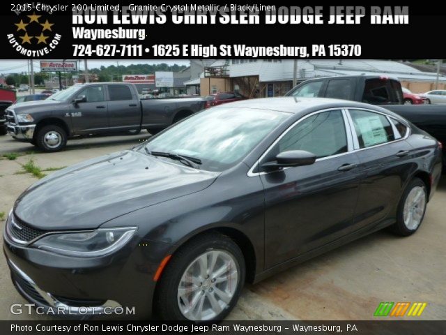 2015 Chrysler 200 Limited in Granite Crystal Metallic