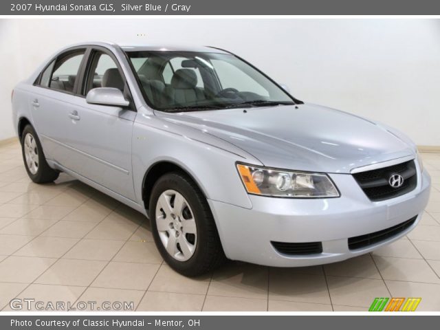 2007 Hyundai Sonata GLS in Silver Blue