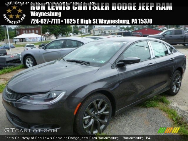 2015 Chrysler 200 S in Granite Crystal Metallic