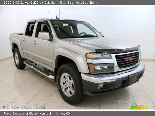 2009 GMC Canyon SLE Crew Cab 4x4 in Silver Birch Metallic