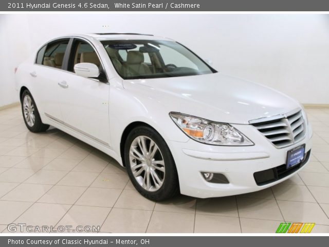 2011 Hyundai Genesis 4.6 Sedan in White Satin Pearl