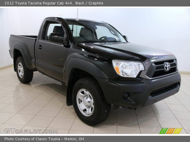 2012 Toyota Tacoma Regular Cab 4x4 in Black
