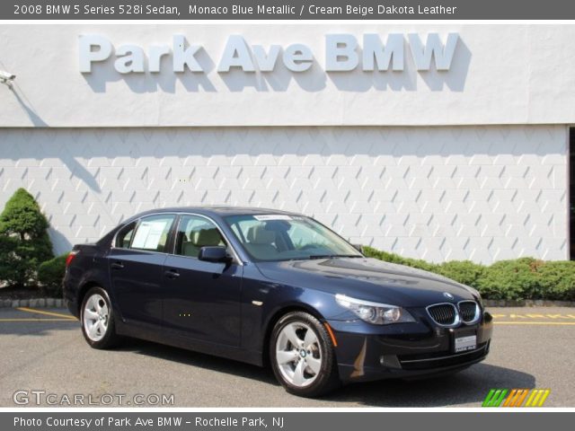 2008 BMW 5 Series 528i Sedan in Monaco Blue Metallic