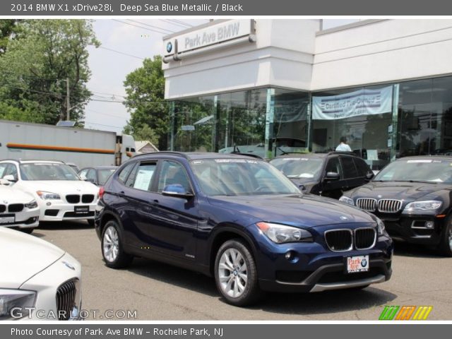 2014 BMW X1 xDrive28i in Deep Sea Blue Metallic