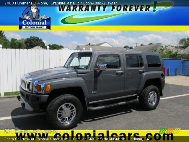 2008 Hummer H3 Alpha in Graphite Metallic